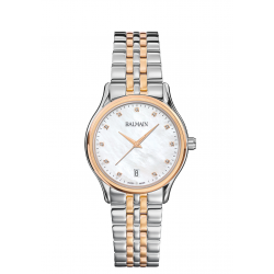 BALMAIN DAMES HORLOGE BICOLOR ROSE DIAMANT - 39081