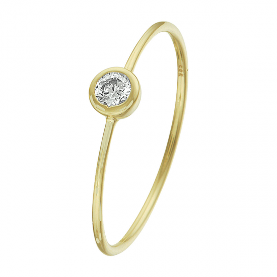 GOUDEN RING MET ZIRKONIA - 37422