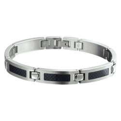 armband staal/carbon 21cm - 39213