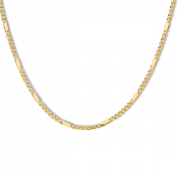 14 karaat geelgouden fantasie collier 45 cm - 39851